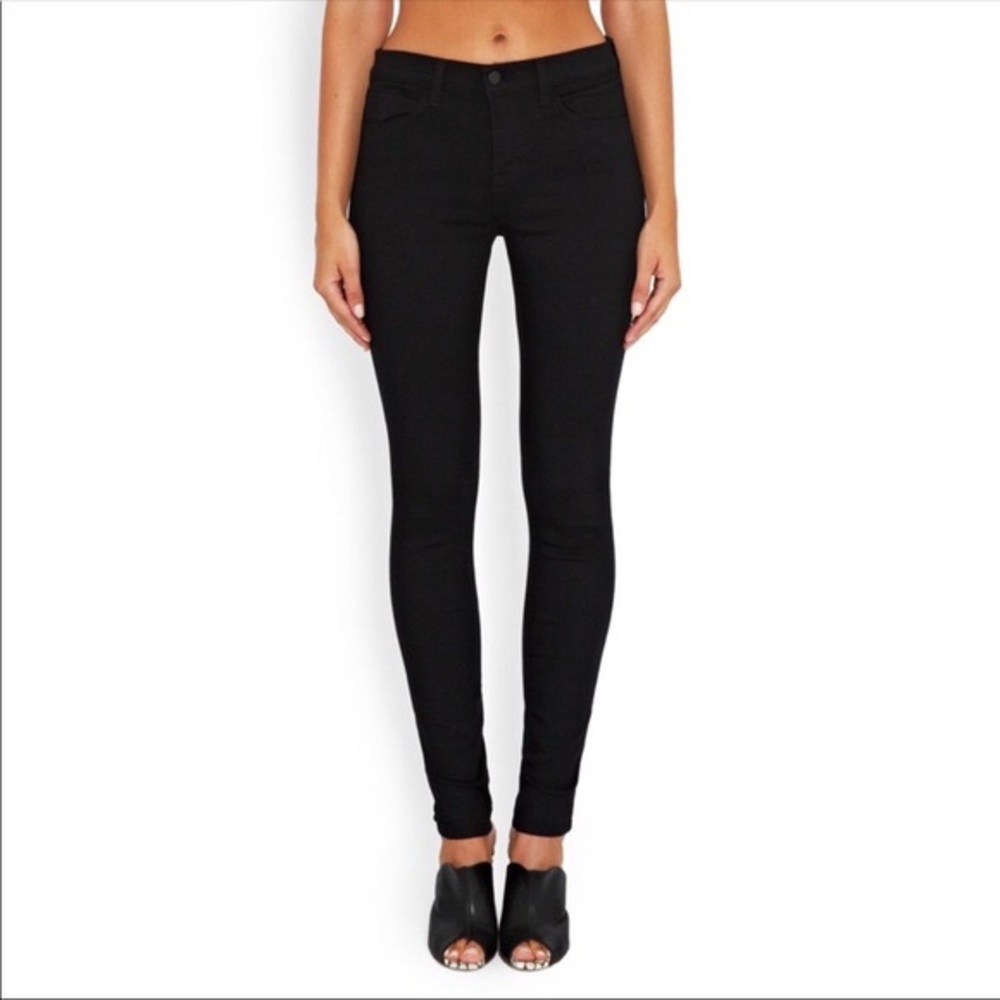 JBrand black skinny straight leg jeans Jett Sz 27